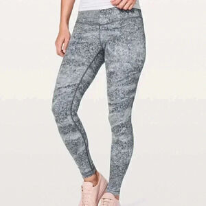 Lululemon wunder under grey tight yoga low rise tight full on luxtreme legging 4